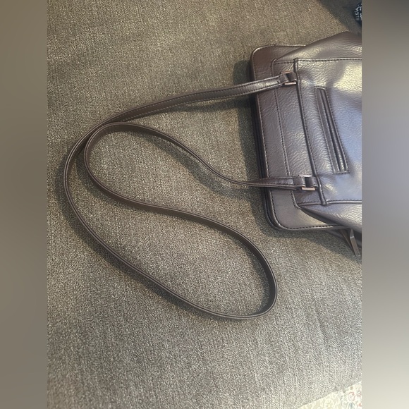 Matt & Nat Vegan Leather Brown Crossbody Purse Bag - Picture 8 of 10